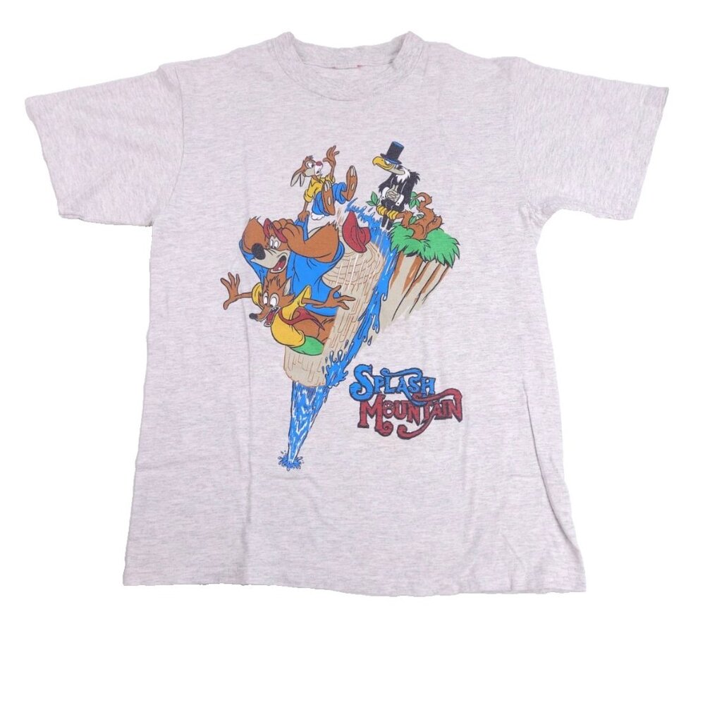 Vintage 80s Splash Mountain Disneyland T-Shirt Mickey Song of the South S/M RARE